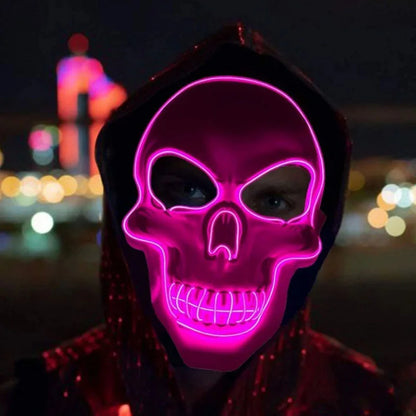 Glow-in-the-Dark | Menacing Skull Mask