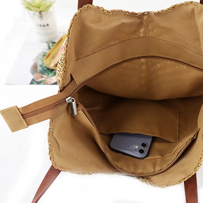 Stylish Summer Straw Tote