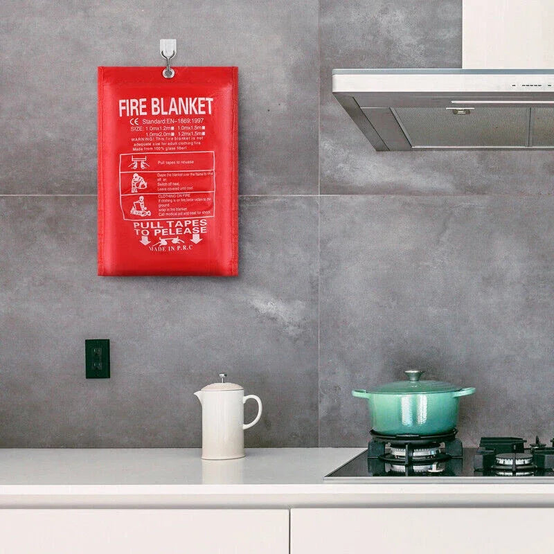 The "BlazeLock" Fire Blanket