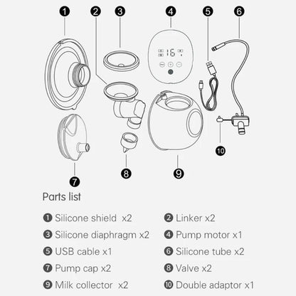 Breast Pump Pro | Silent - Discreet - Sleek Design