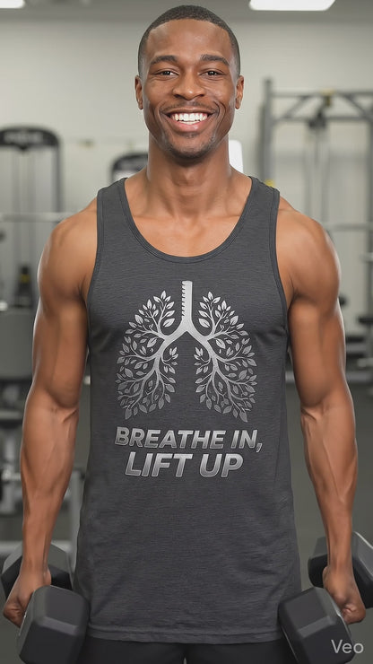 Breath In, Lift Up -   Unisex Tank